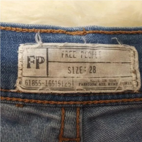 Free People Roller Crop Medium Wash Jeans - Picture 3 of 8